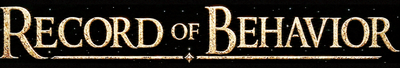 Record Of Behavior